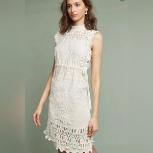 NEW Cute Stunning Anthropologie Orla Lace Dress by Eri + Ali Size Large Petite